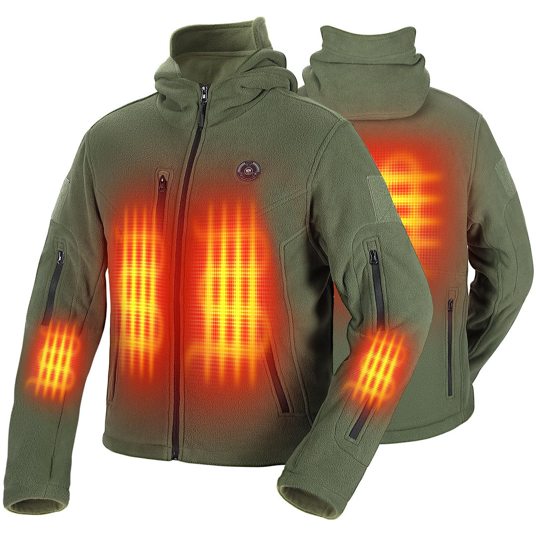 Electric Hooded Sweatshirt with 12V 20000mAh Battery Pack