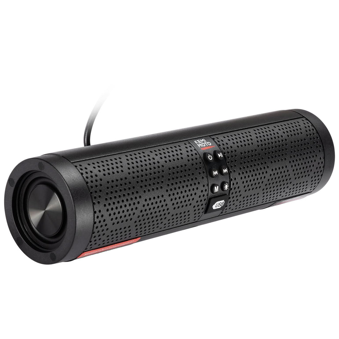 Motorcycle Bluetooth Sound Bar 4 Speakers Waterproof RGB Handlebar