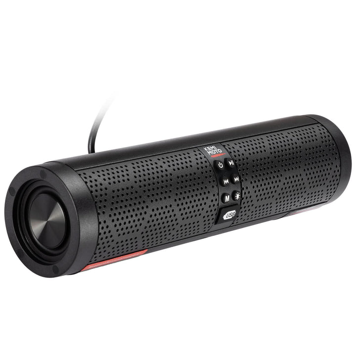 Motorcycle Bluetooth Sound Bar 4 Speakers Waterproof RGB Handlebar