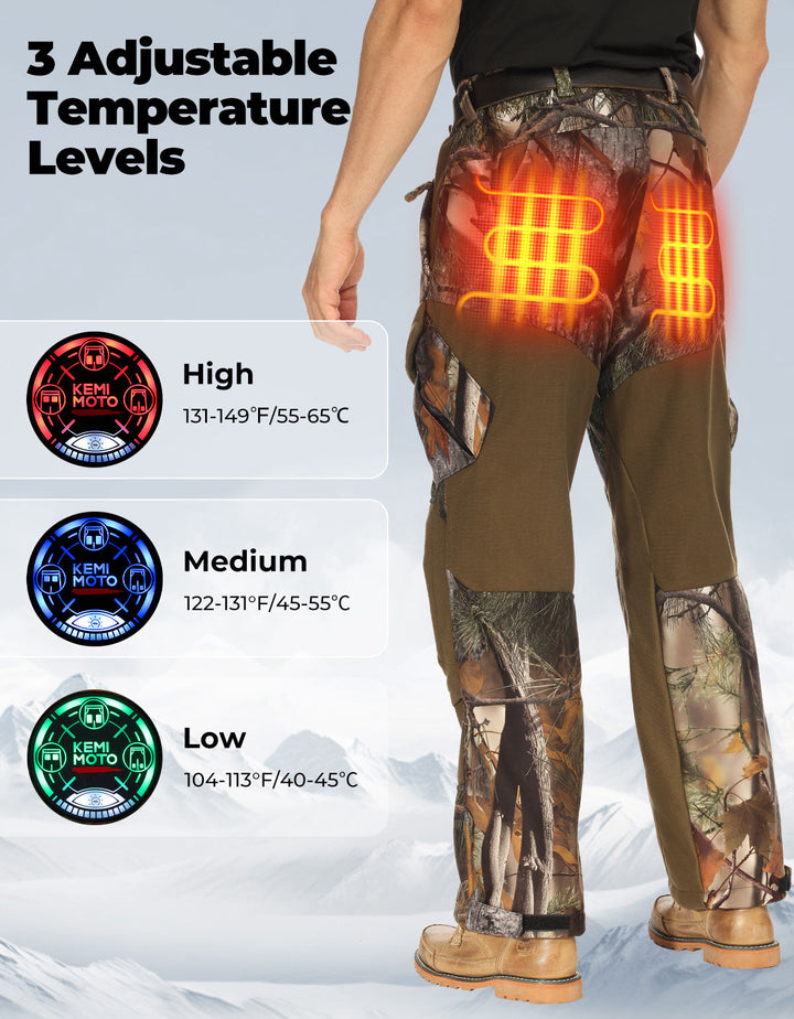 Heated Pants with 3 Adjustable Temperature Levels