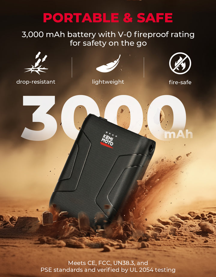 Heated Motorcycle Gloves, 3 Heating Modes with 2500mAH Battery
