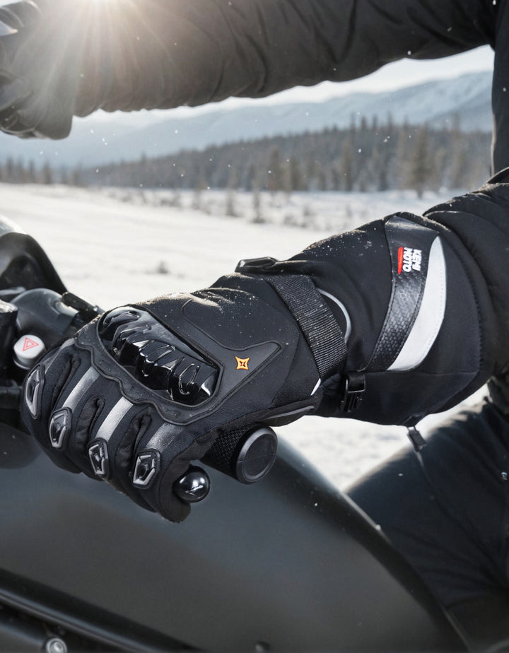 Heated Motorcycle Gloves, 3 Heating Modes with 2500mAH Battery