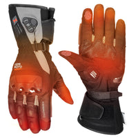 Heated Riding Gloves Dual-Zone Temperature Control with Reinforced Knuckle Protection