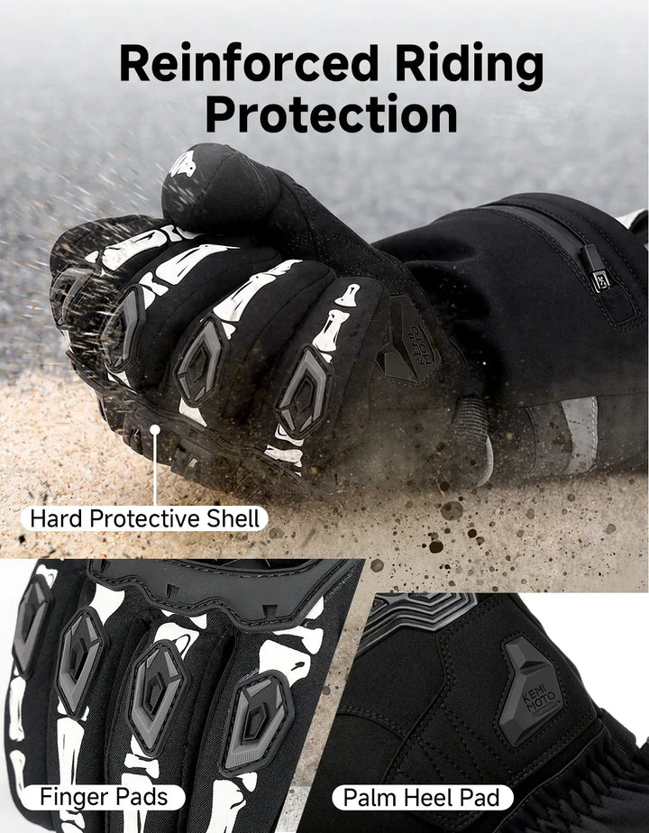 Heated Motorcycle Riding Gloves