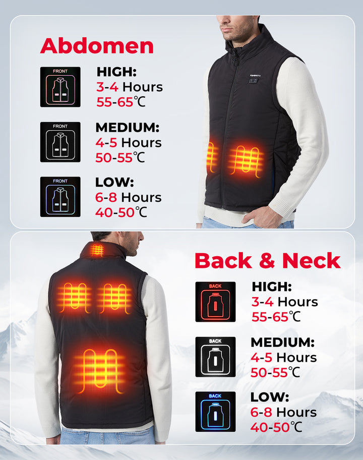 Classic Heated Vest Black