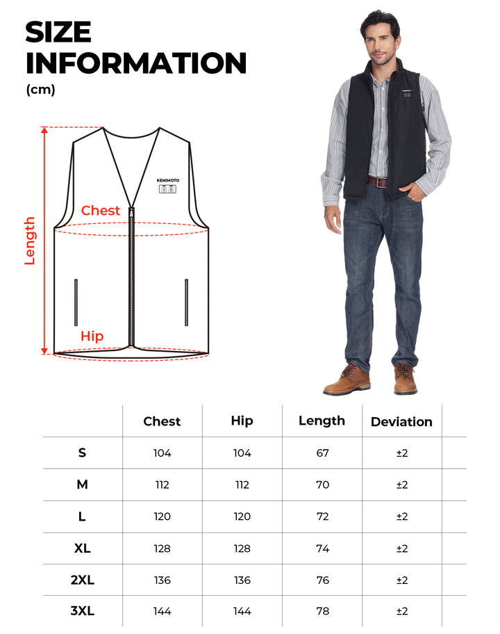 Classic Heated Vest Black