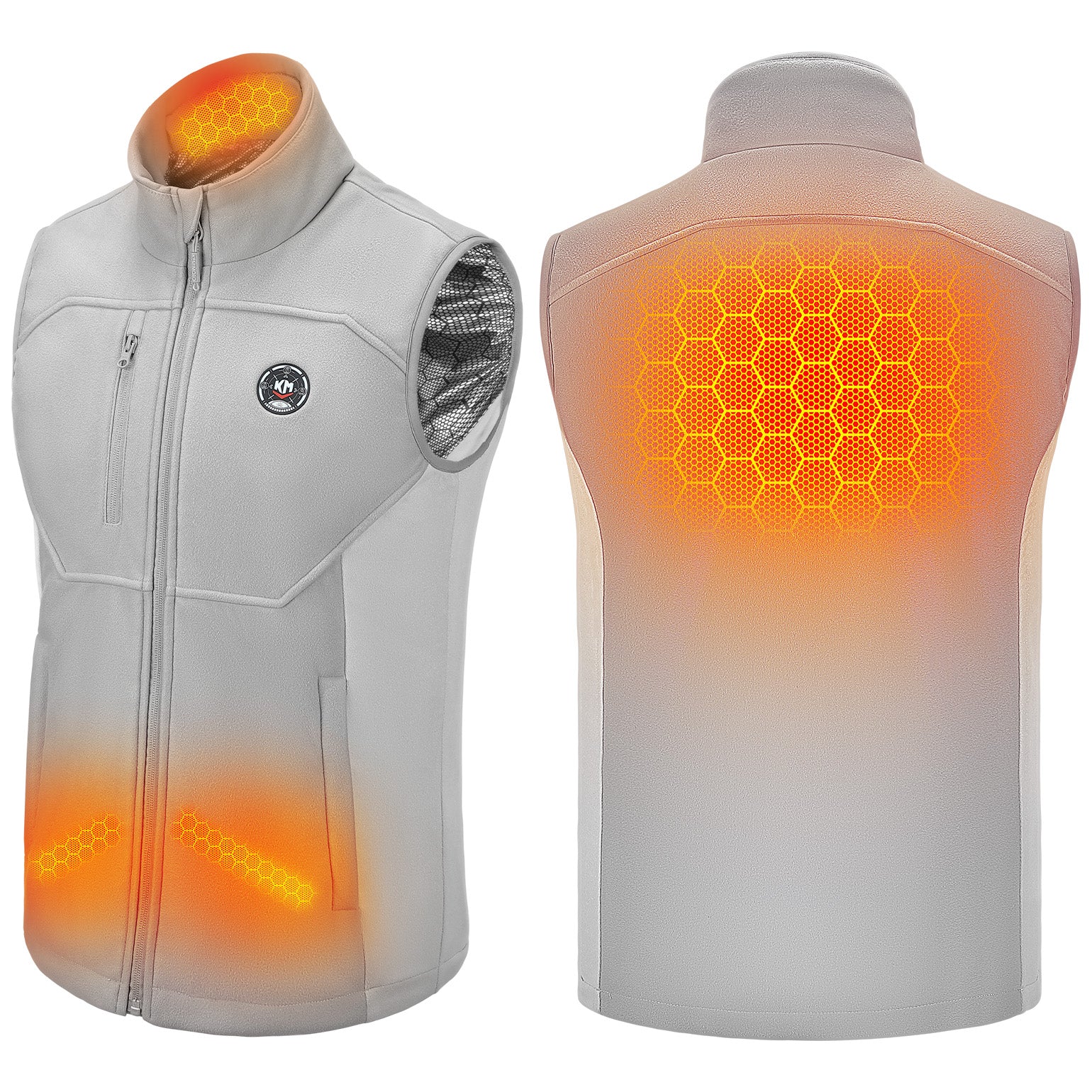 5 Heating Zones Heating Vest with 10000mAh Battery