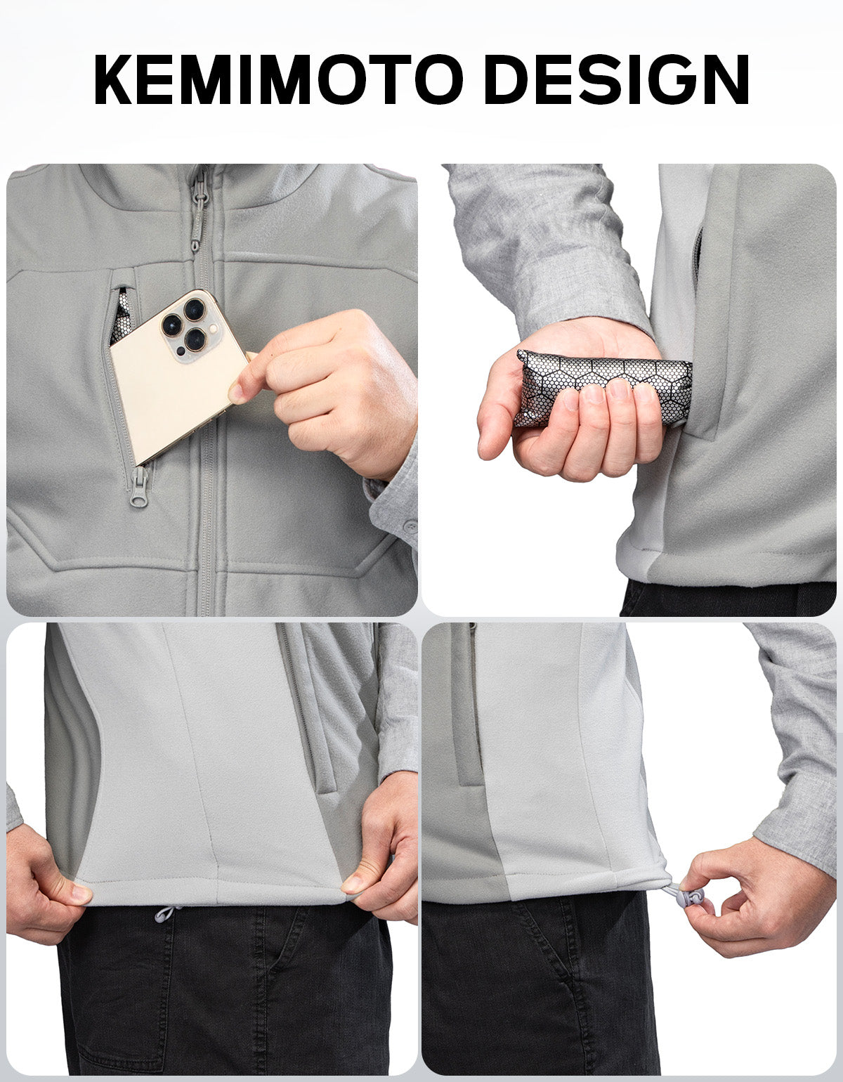 5 Heating Zones Heating Vest with 10000mAh Battery