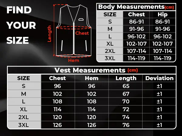Plaid Heated Vest with Battery Pack