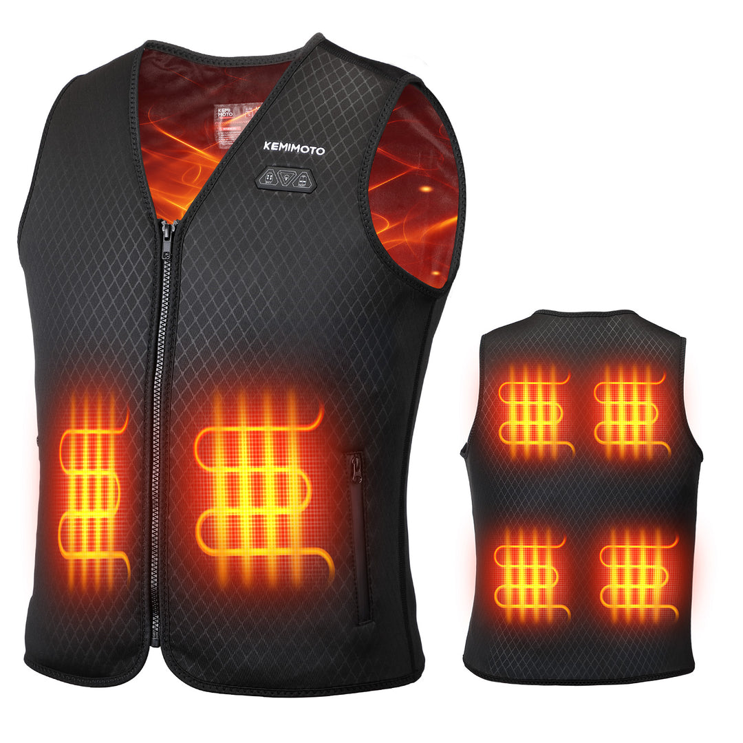 Women’s Heated Vest with V-Neck Design (No Battery)