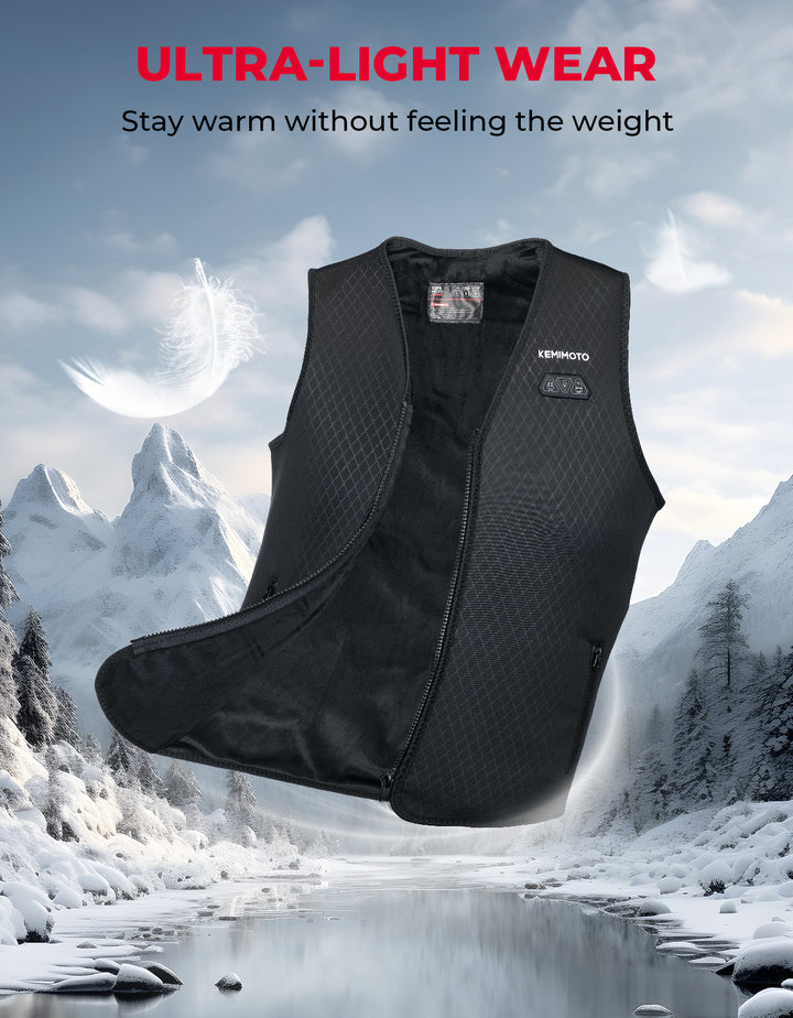 Women’s Heated Vest with V-Neck Design (No Battery)