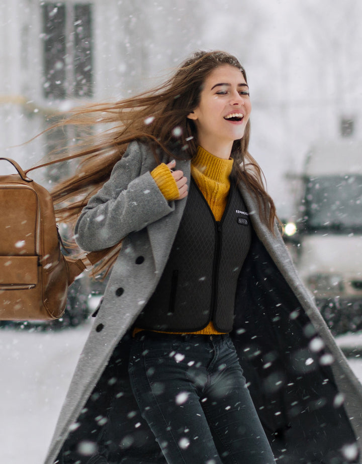 Women’s Heated Vest with V-Neck Design (No Battery)