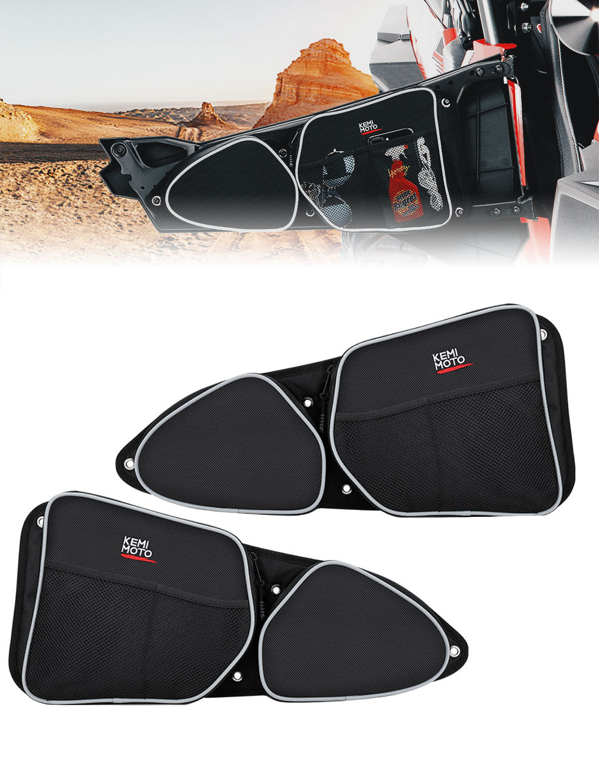 Side Door Bags for Polaris RZR 1000 XP4 RZR Turbo S900