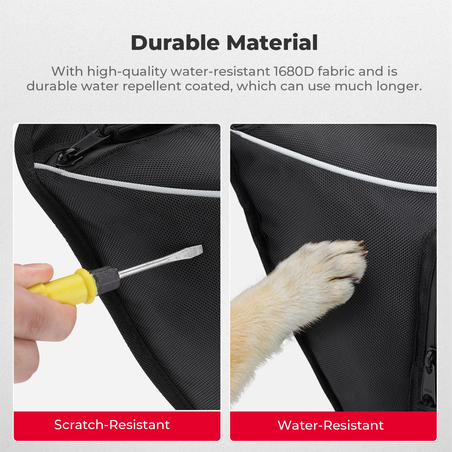 1680D High Density Cab Pack Center Seat Bag for Polaris RZR