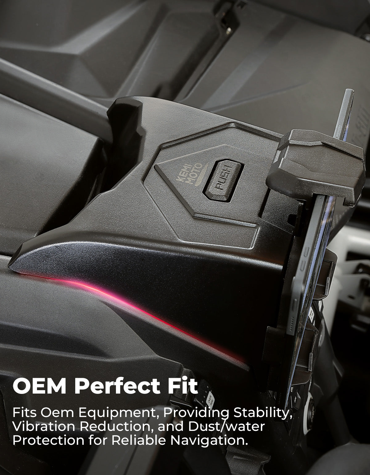 Tablet Holder With Storage Box for Can Am Maverick X3/Max