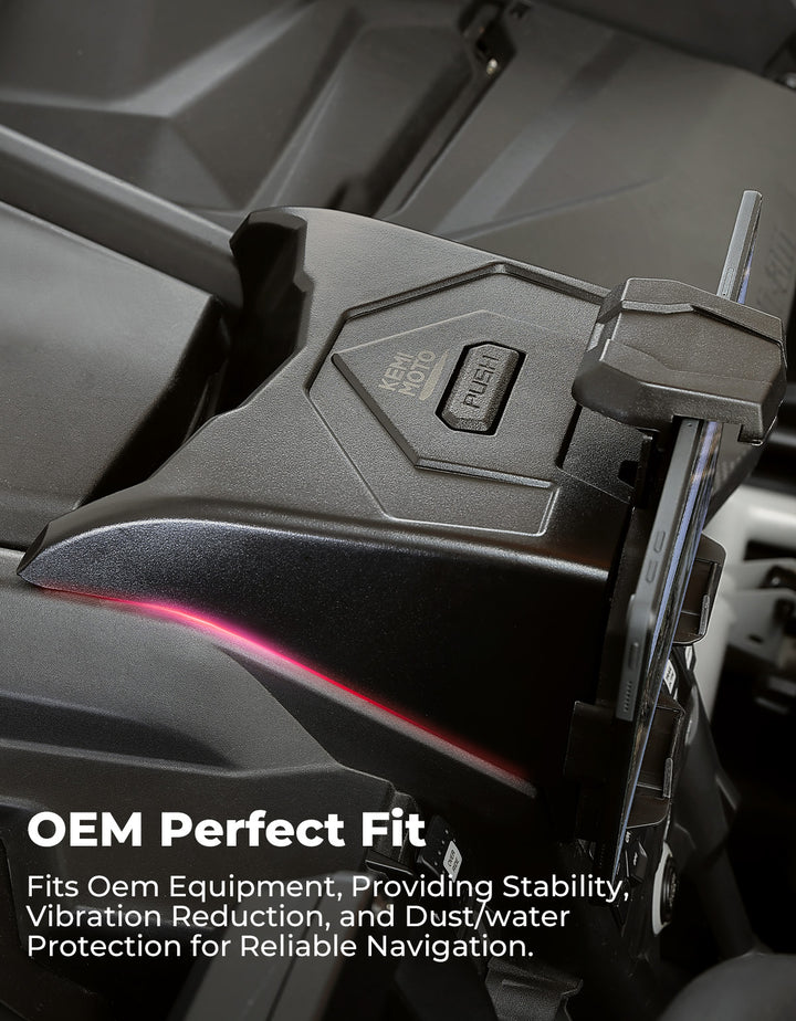 Tablet Holder With Storage Box for Can Am Maverick X3/Max