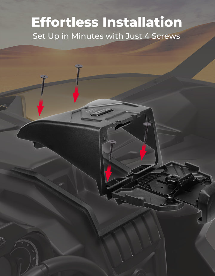 Tablet Holder With Storage Box for Can Am Maverick X3/Max