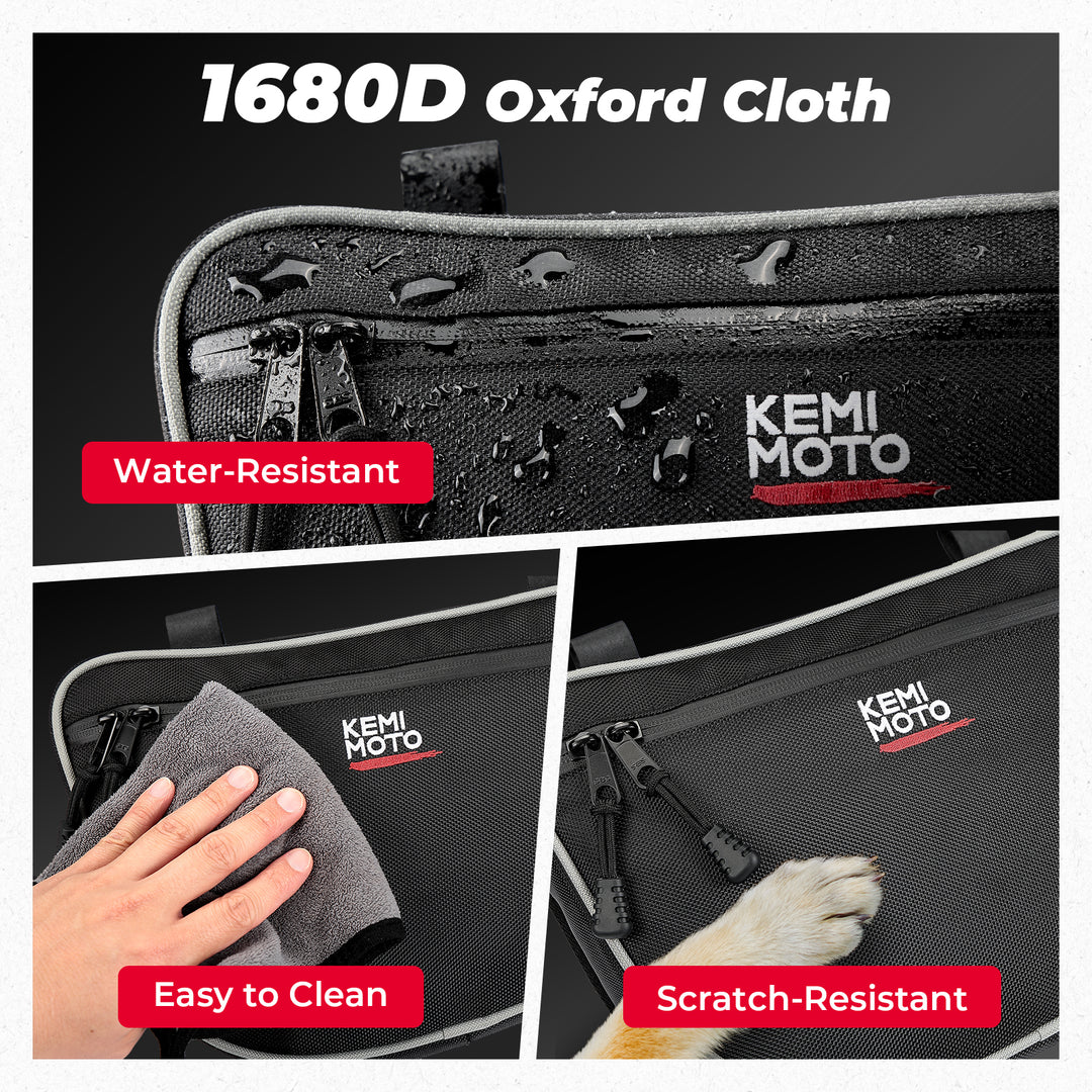 Door Storage Bags with Removable Knee Pad for Can Am Maverick X3