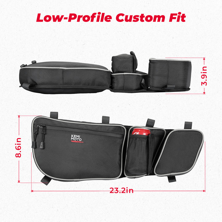 Front and Rear Door Bags for Can Am Maverick X3 Max