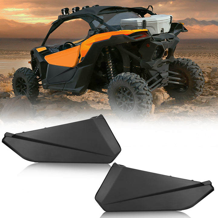 Front Lower Doors with Metal Frame for Can-Am Maverick X3