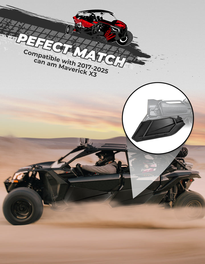 Lower Doors Panels Kit 4pcs for Can-Am Maverick X3 MAX