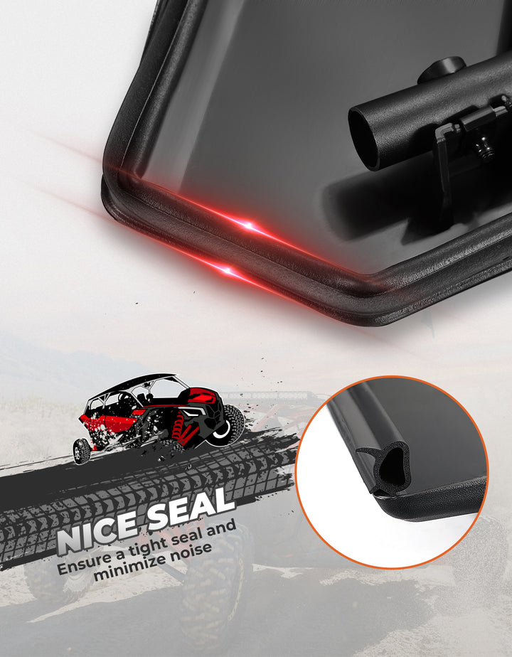 Lower Doors Panels Kit 4pcs for Can-Am Maverick X3 MAX