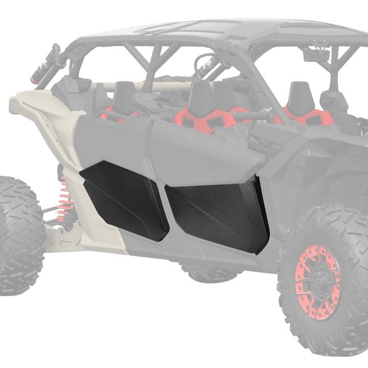 Lower Doors Panels Kit 4pcs for Can-Am Maverick X3 MAX）