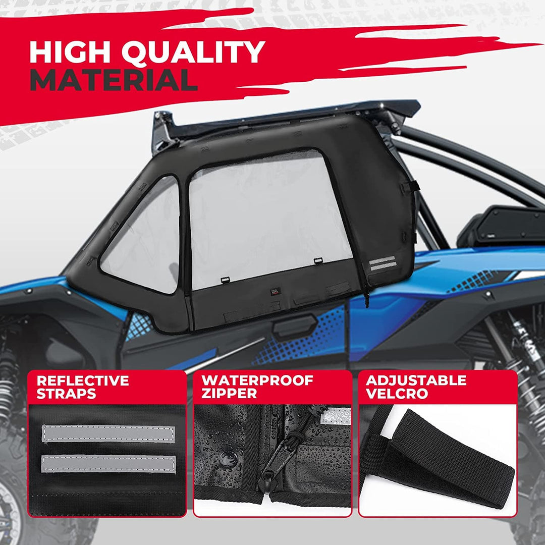 Kawasaki Teryx KRX 1000 Soft Upper Doors Kit - Kemimoto