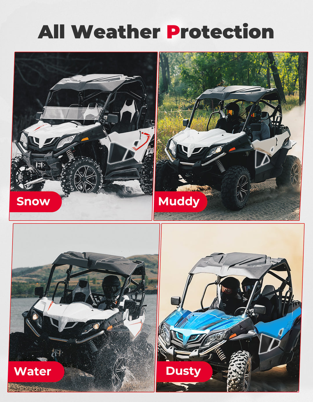 Lower Doors Inserts for CFMOTO ZForce 500 | 800 | 1000