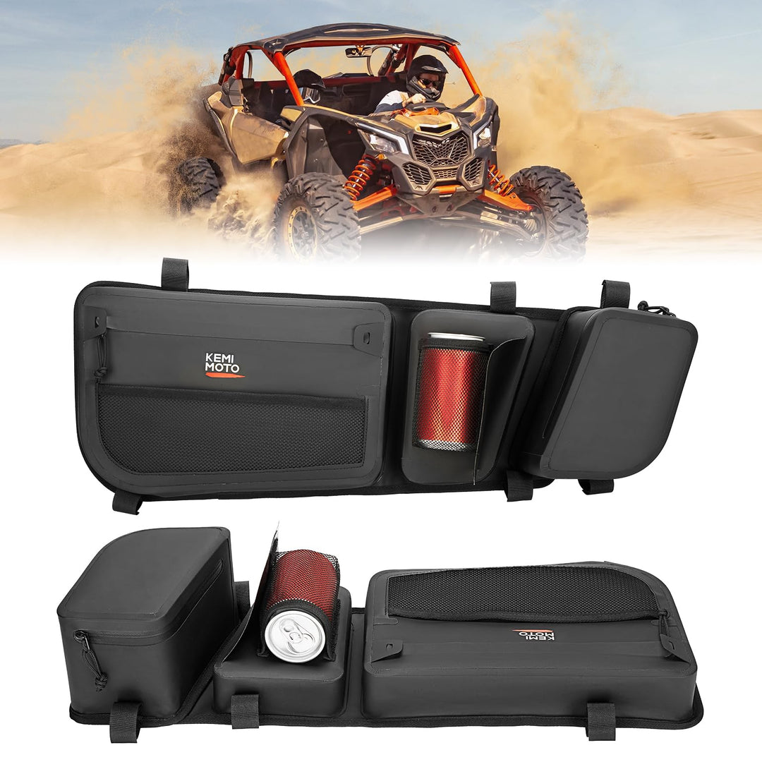 Update TPU IPX6 Water-repellent Door Bags for Can-Am Maverick X3/MAX - Kemimoto