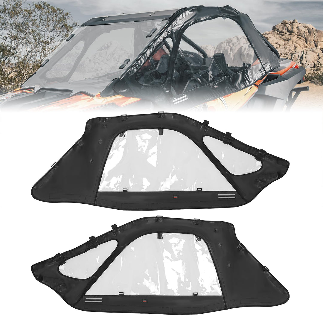 Soft Cab Enclosure Upper Doors for Polaris RZR PRO XP/Turbo R (2 seat)