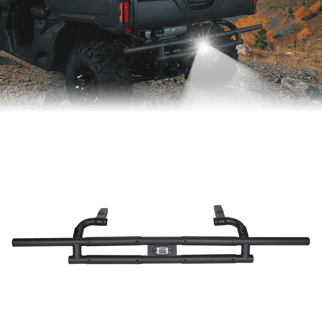 Rear Bumper With Light For Can Am Defender - Kemimoto