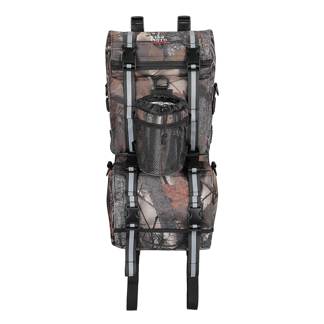 1 Pair Camo Fender Bag with Cup Holder for sportsman Fourtrax Foreman Grizzly - Kemimoto