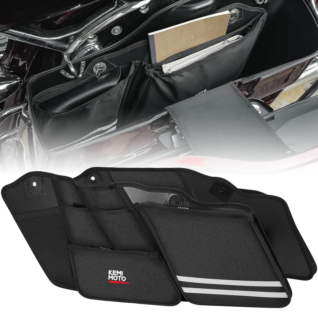 Harley Saddlebag Organizers 2 Pack - Kemimoto