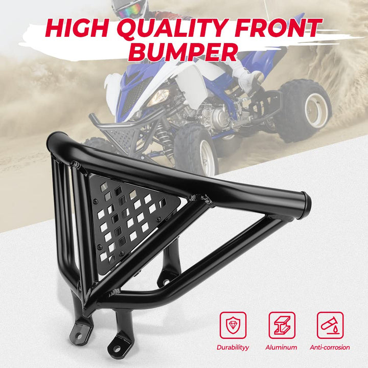 ATV Quad Yamaha Raptor 700 700r Front Aluminum Bumper Grab Bar