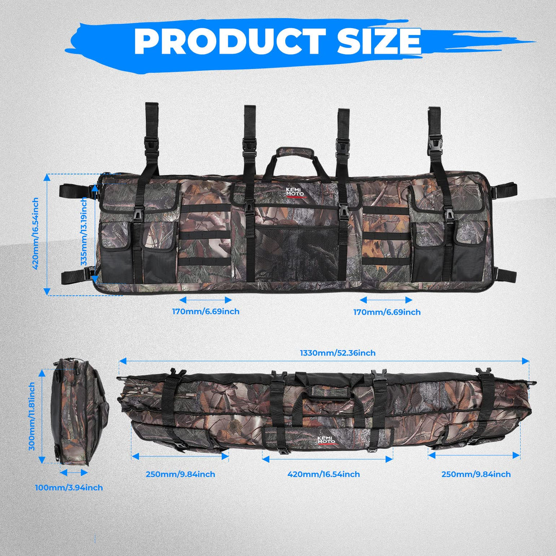 Double UTV Gun Bag Rack