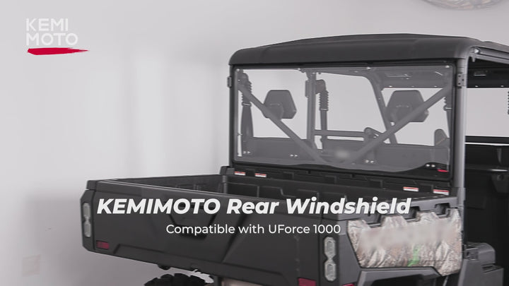 Tinted Rear Windshield UV-Resistant for CFMOTO UFORCE 1000/1000XL