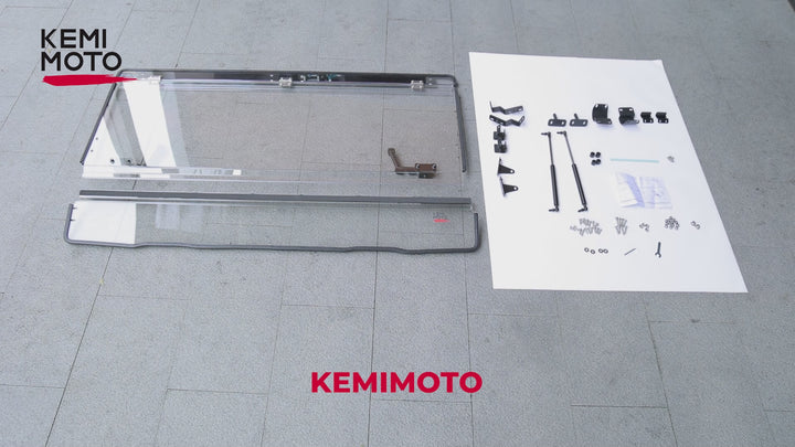 2-IN-1 Flip Windshield for CFMOTO UForce 1000 / 1000XL