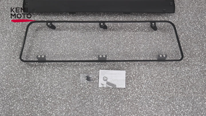 Rear Windshield Clear for Polaris General 1000 / 4 2016-2026