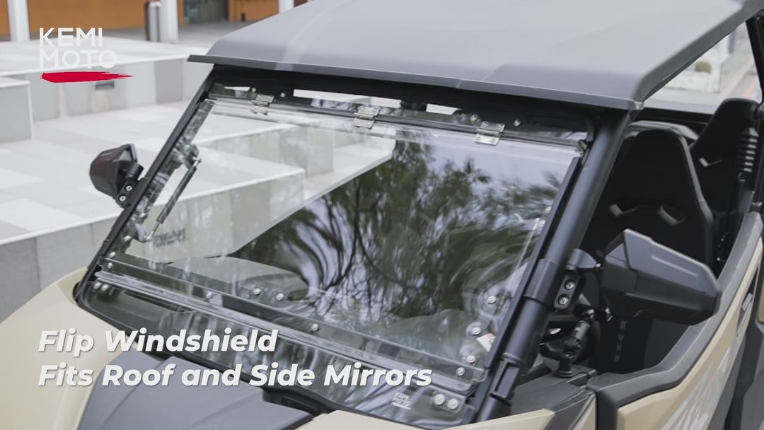 3-in-1 Flip Windshield for 2023+ CFMOTO ZForce 950 Sport | 800 Trail