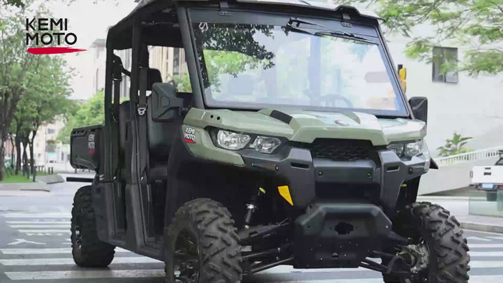 7mm Laminated Glass Windshield with Electric Wiper for Can-Am Defender & Defender MAX