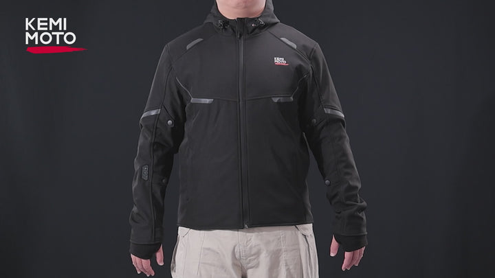 Heated Jacket with 20000 mAh Battery for Motorcycle Outdoor Hiking