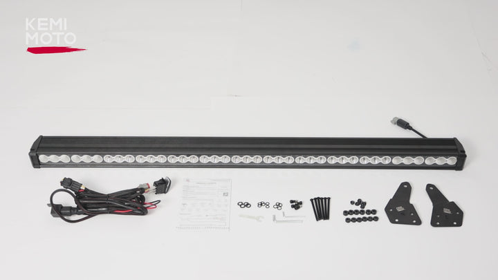 50" 390W RGB LED Light Bar for Can-Am Maverick X3 X3 Max R (2017–2026)