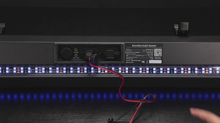 KEMIMOTO Midnight 80 32-inch 6-Speaker RGB UTV Sound Bar