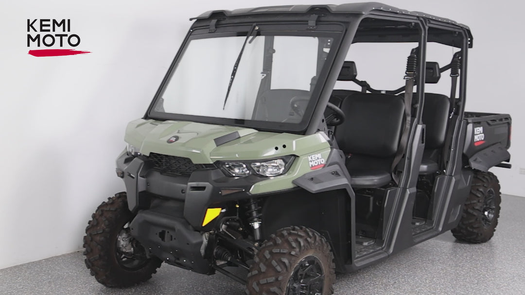 Can-Am Defender Glass Windshield with Manual Wipers (2016–2026)