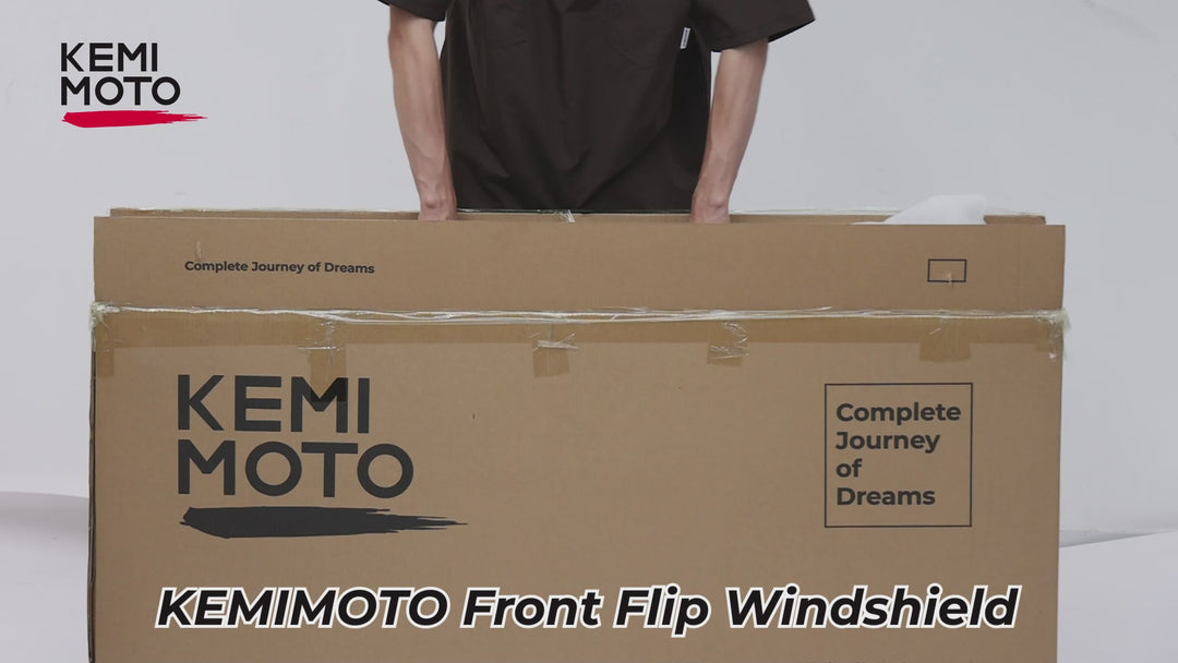 Folding 2-in-1 Flip Windshield for CFMOTO ZForce 950