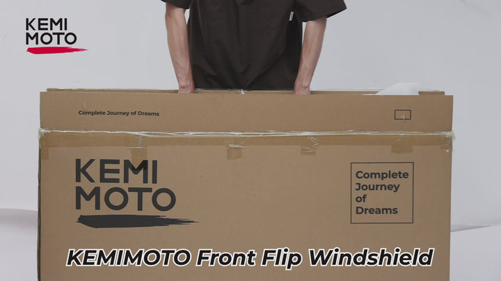 Folding 2-in-1 Flip Windshield for CFMOTO ZForce 950