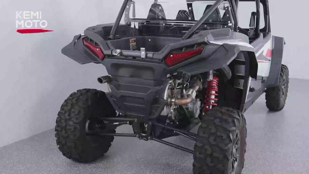 UTV Sliding Vented Clear Rear Windshield for 2024+ Polaris RZR XP 1000 / RZR XP4 1000