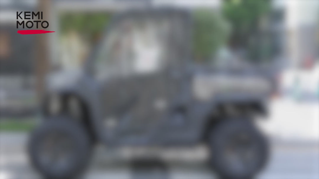 KEMIMOTO Upgraded Soft Doors for CFMOTO UFORCE 1000 with Straight YKK Zippers
