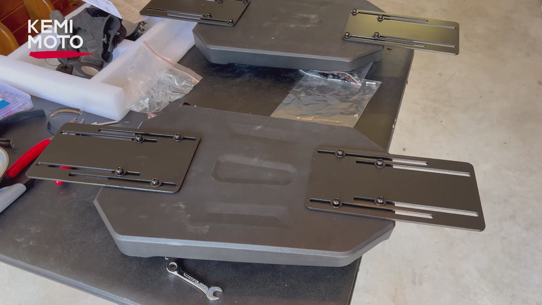 UTV Sound System 6.5 Inch Speakers Overhead Stereo Bluetooth Fits 1.625-1.9in Roll Cages